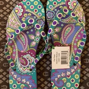 Vera Bradley Flip Flops NWT